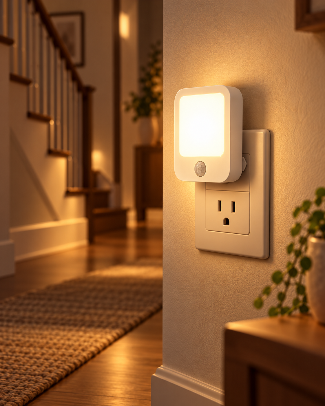Luz Nocturna Inteligente con Sensor de Movimiento