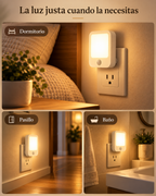Luz Nocturna Inteligente con Sensor de Movimiento