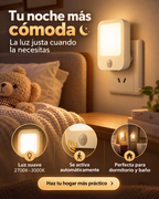 Luz Nocturna Inteligente con Sensor de Movimiento